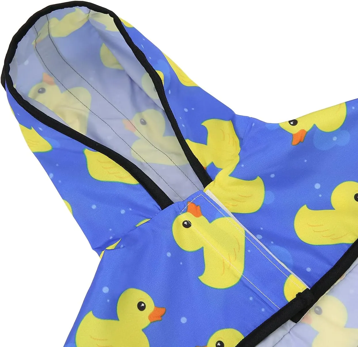 HDE Dog Raincoat Hooded Slicker Poncho for Small to X-Large Dogs and Puppies Rubber Ducks - L