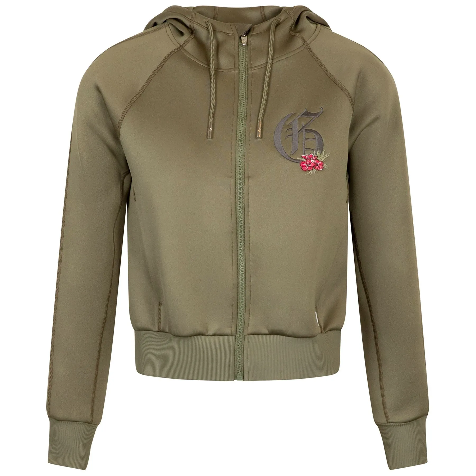 Hooded Kristina Full Zip Decorated Jacket Camp