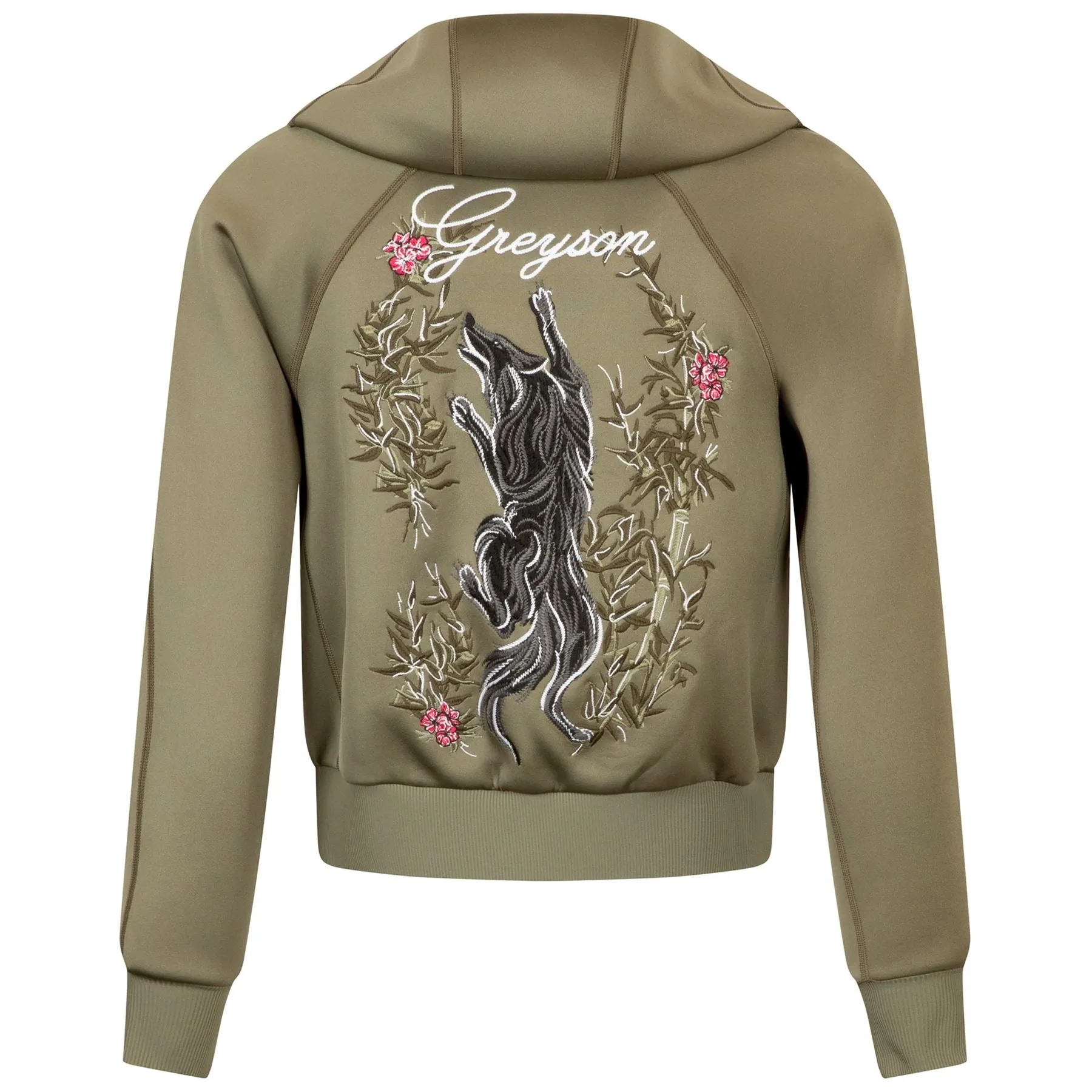 Hooded Kristina Full Zip Decorated Jacket Camp