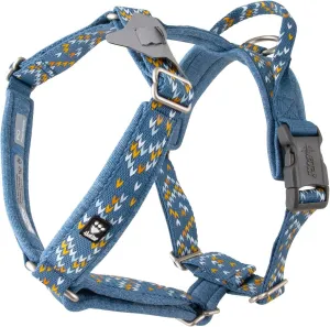 Hurtta Razzle-Dazzle Y-Harness, Bilberry, 14-18 in
