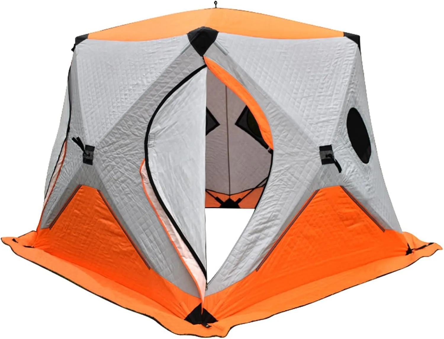 Ice Fishing Shelter Thickened Winter Outdoor Winterized Tent Warm Cotton Durable Camping Tent with Pegs and Ropes