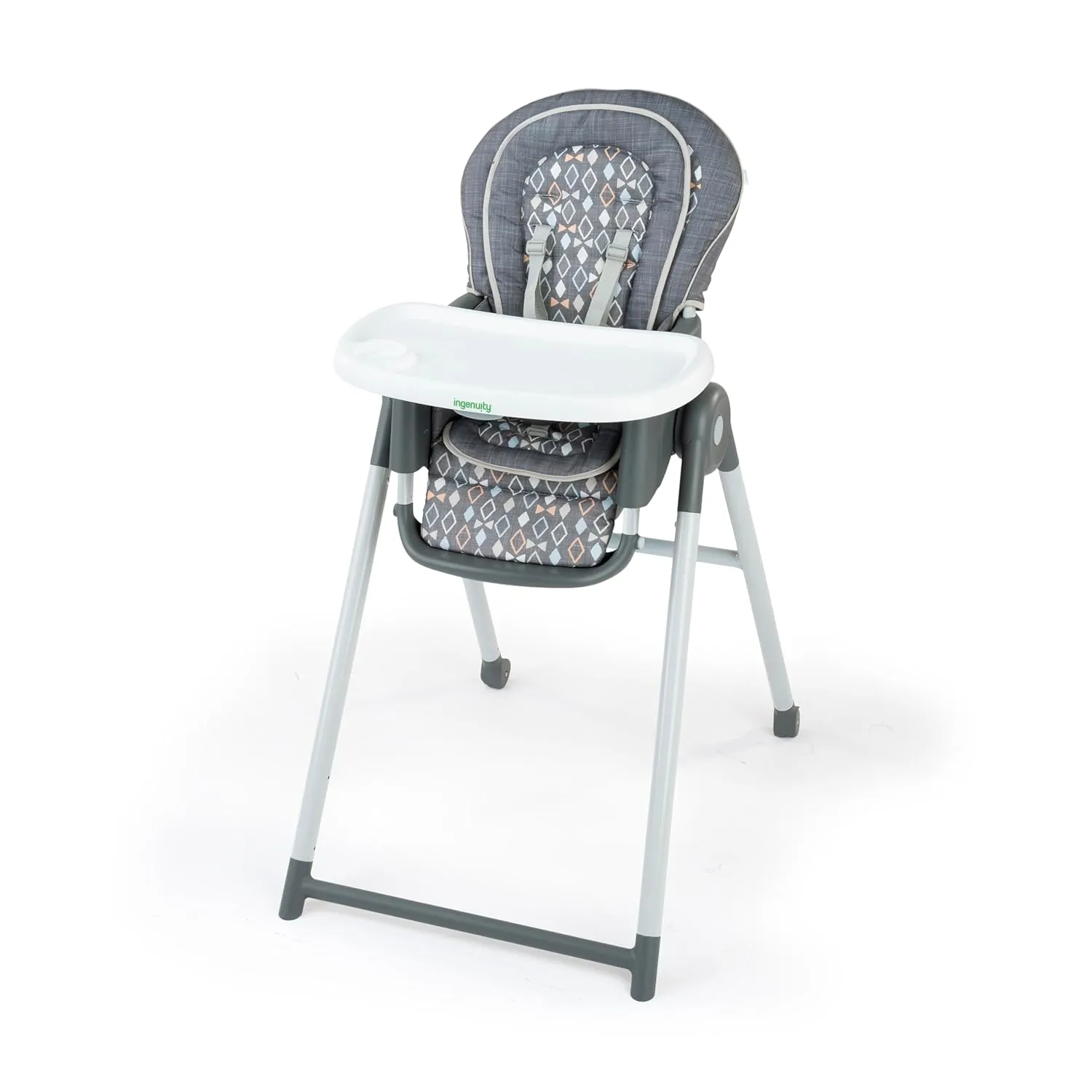 Ingenuity Proper Positioner Deluxe High Chair - 7-in-1 Convertible Baby Seat, Removable Rocking Infant Seat, Unisex, for Ages 0-36 Months