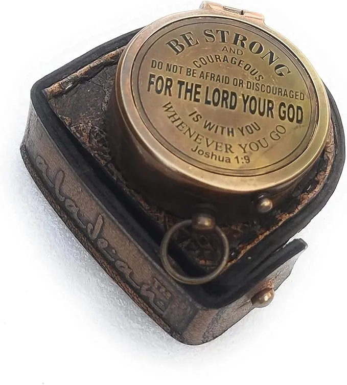 Inspirational Gift Compass - God My Lord Guide Me - Uplifting Baptism Gift, Graduation Gift, Birthday, Confirmation Gift for Men Women Boys Girls Teenage Kids