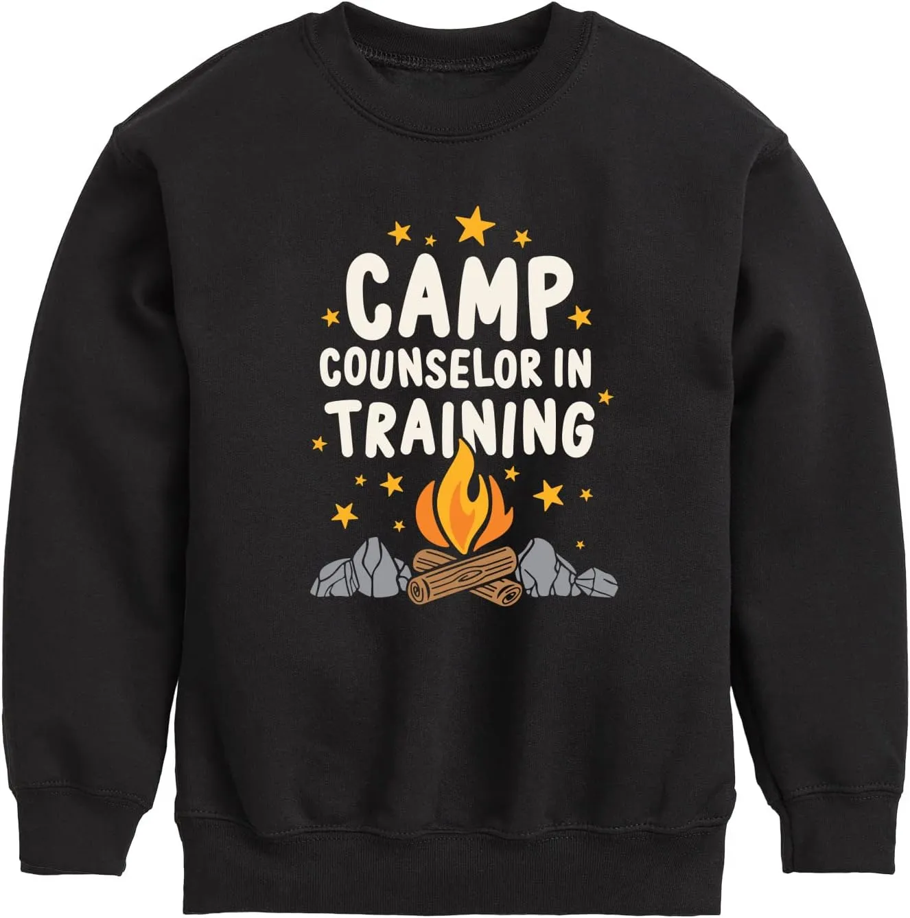 Instant Message - Camp Counselor in Training - Toddler & Youth Crewneck Fleece Sweatshirt