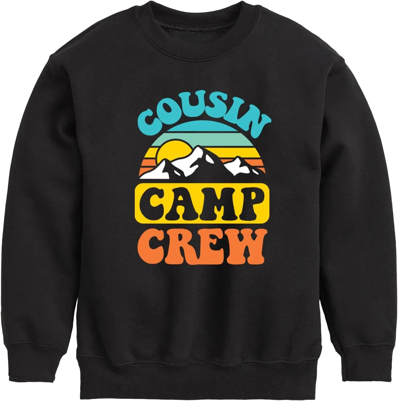 Instant Message - Camping - Cousin Camp Crew - Toddler & Youth Crewneck Fleece Sweatshirt