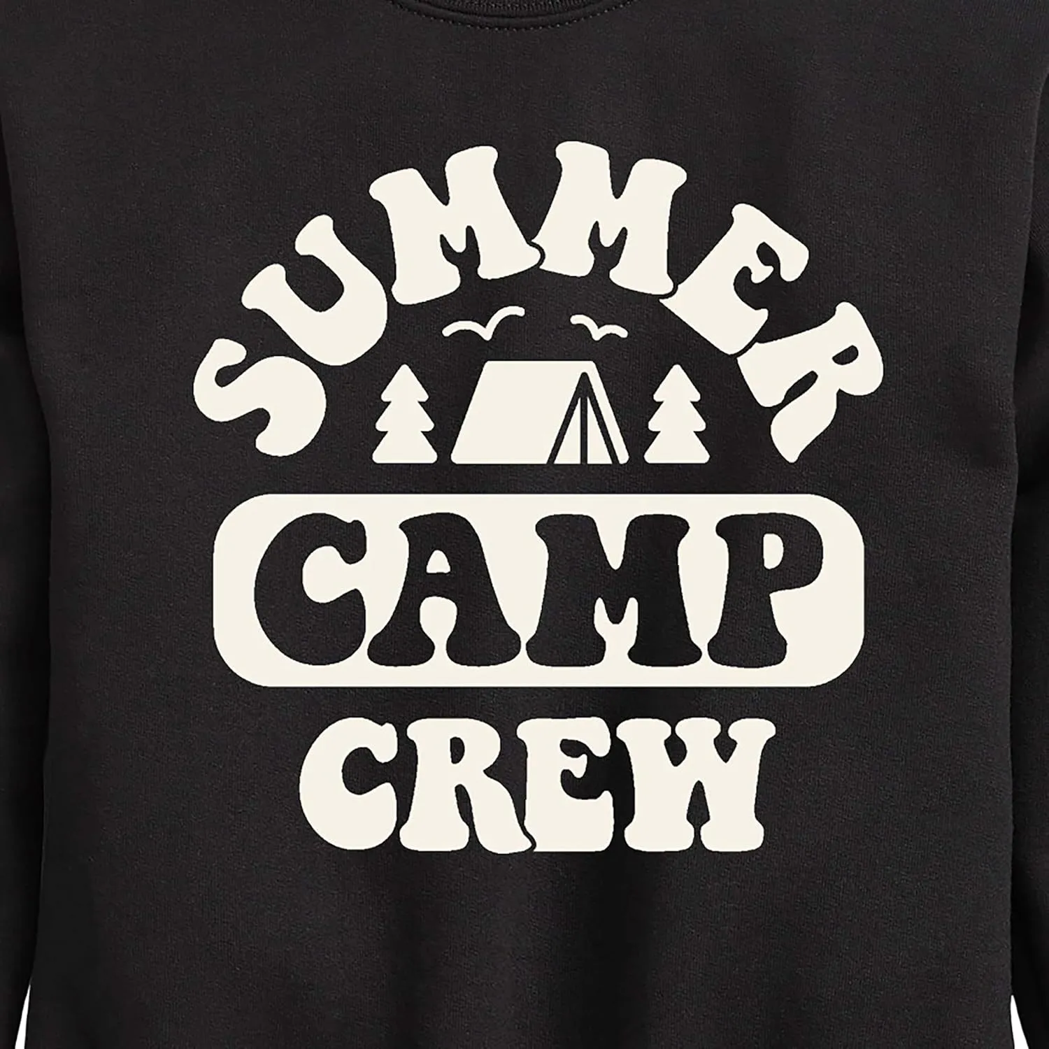 Instant Message - Summer Camp Crew - Toddler & Youth Crewneck Fleece Sweatshirt