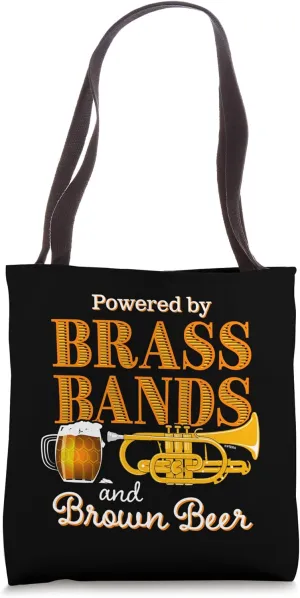 Joke for Cornet Players or Beer Lover A Funny Brass Band Tote Bag