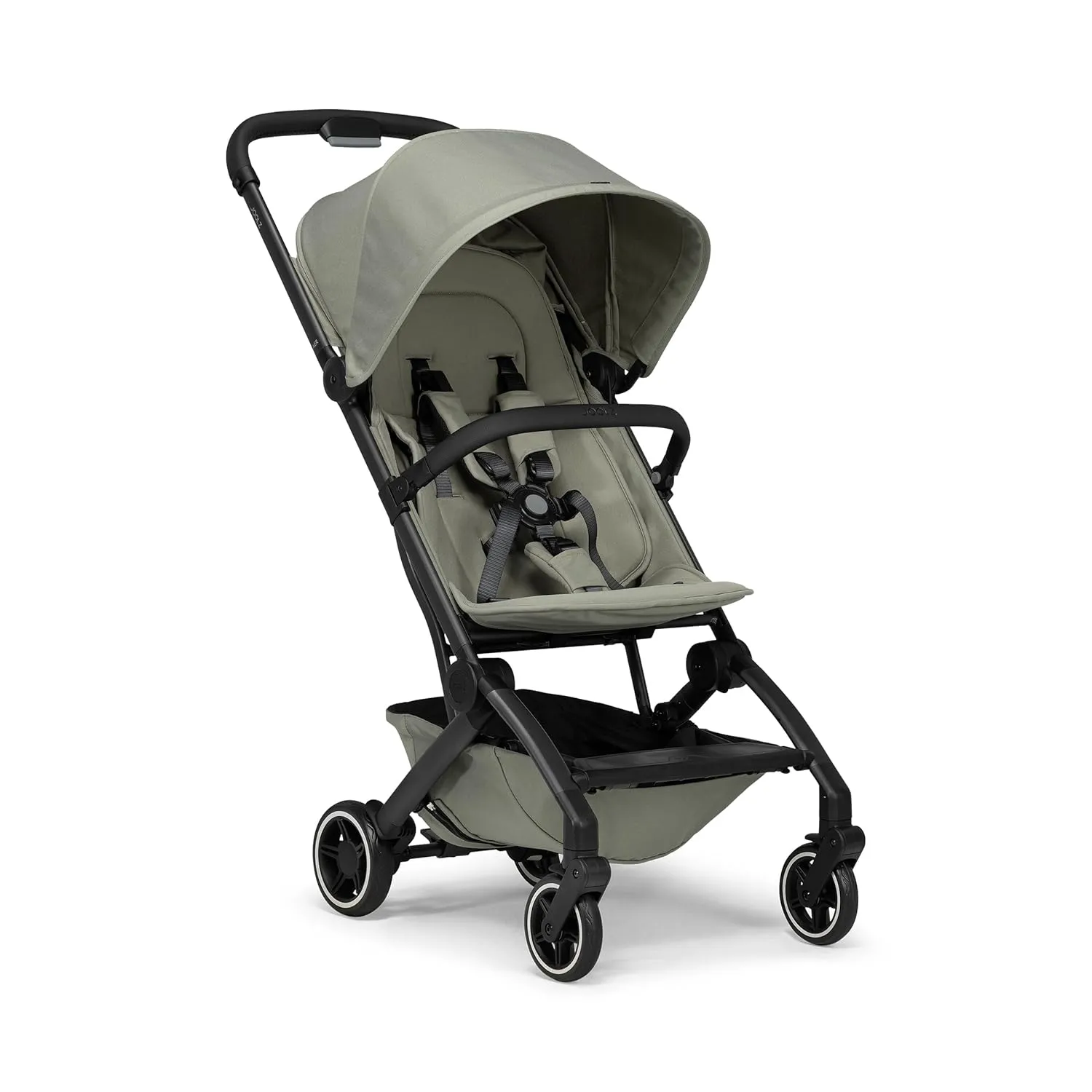 Joolz AER  Lightweight & Compact Travel Stroller - Portable One-Hand Fold Design - Ergonomic Seat for Infant & Toddler (up to 50 lb) - XXL Sun Hood - Stroller for Airplane -Travel Pouch -Sage Green