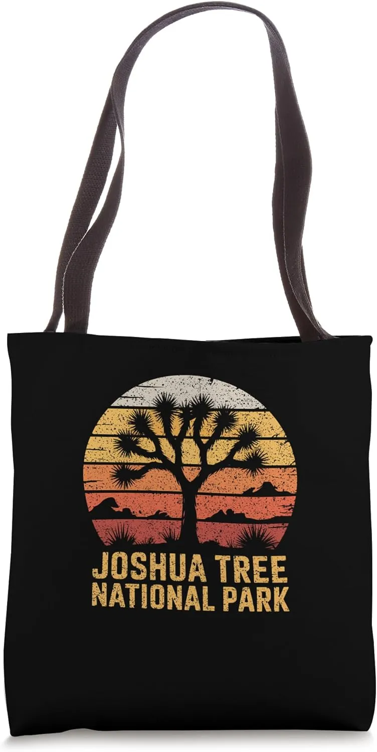 Joshua Tree National Park Vintage Travel Adventure Tote Bag