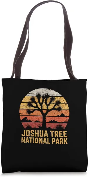Joshua Tree National Park Vintage Travel Adventure Tote Bag