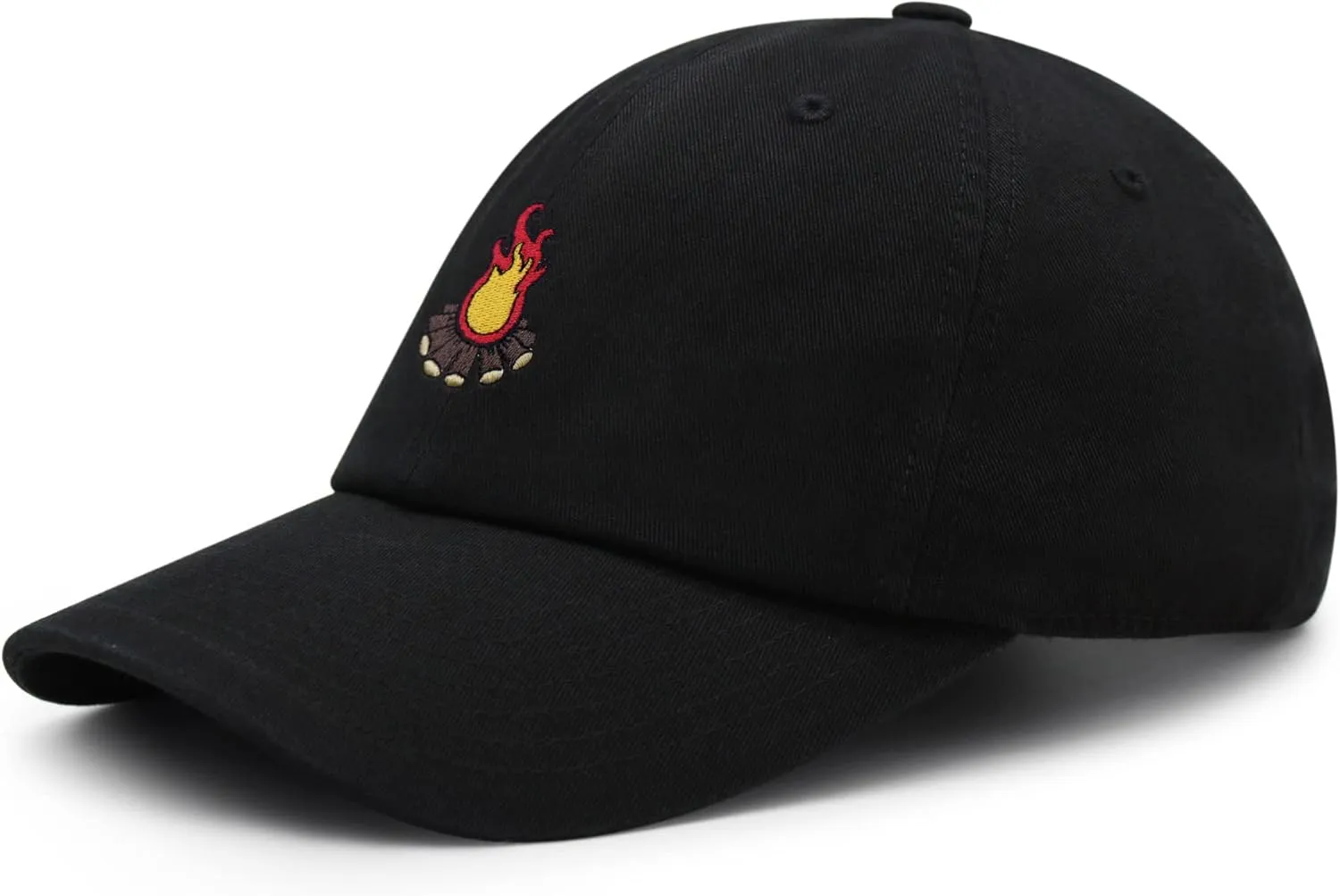 JPAK Camp Fire Premium Dad Hat Embroidered Cotton Baseball Cap Grill Pit