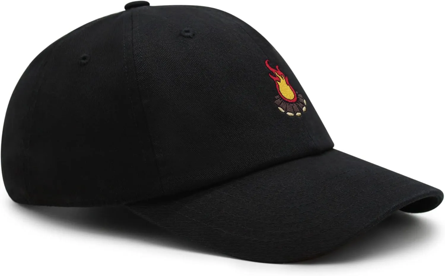JPAK Camp Fire Premium Dad Hat Embroidered Cotton Baseball Cap Grill Pit