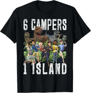 Jurassic World: Camp Cretaceous 6 Campers 1 Island T-Shirt
