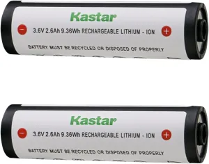 Kastar 2-Pack 3.7V 2.6Ah 74175 Lithium-ion Battery Compatible with Streamlight 74175 Li-ion Battery, Streamlight flashlights and headlamps