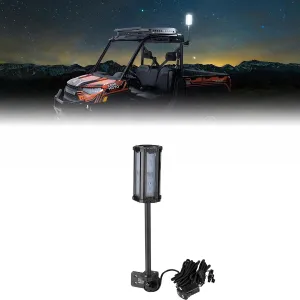 KEMIMOTO Upgraded Work Beacon Light Compatible with Polaris PRO XD/Ranger1000/XP 1000 2018-2025, LED Adjustable Work Light with Extended Harness 1000 Accessories Replace #2883265