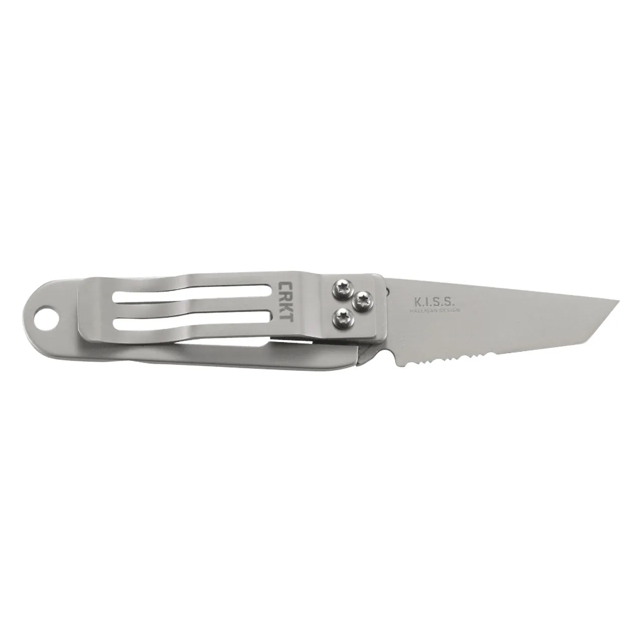 K.I.S.S. Serrated Folding Knife