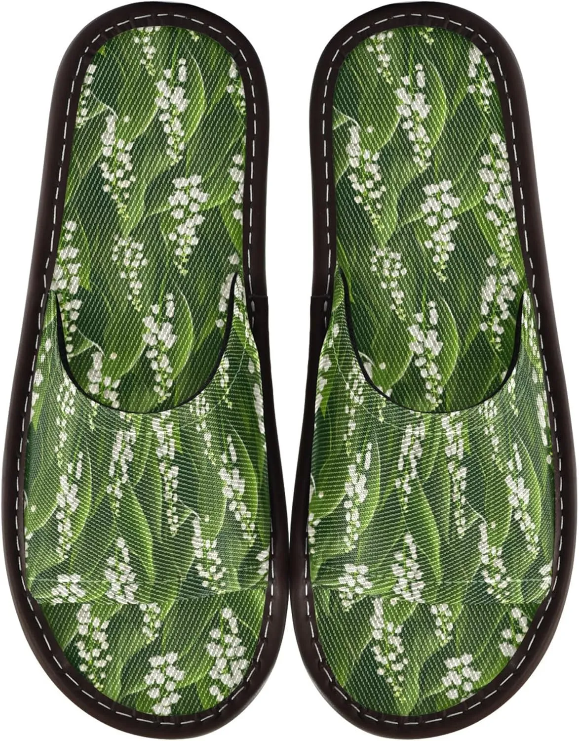 KLL Bathroom Shower Slippers Indoor Summer Lightweight Rubber Sole Home Shoes for Hotel Travel Party
