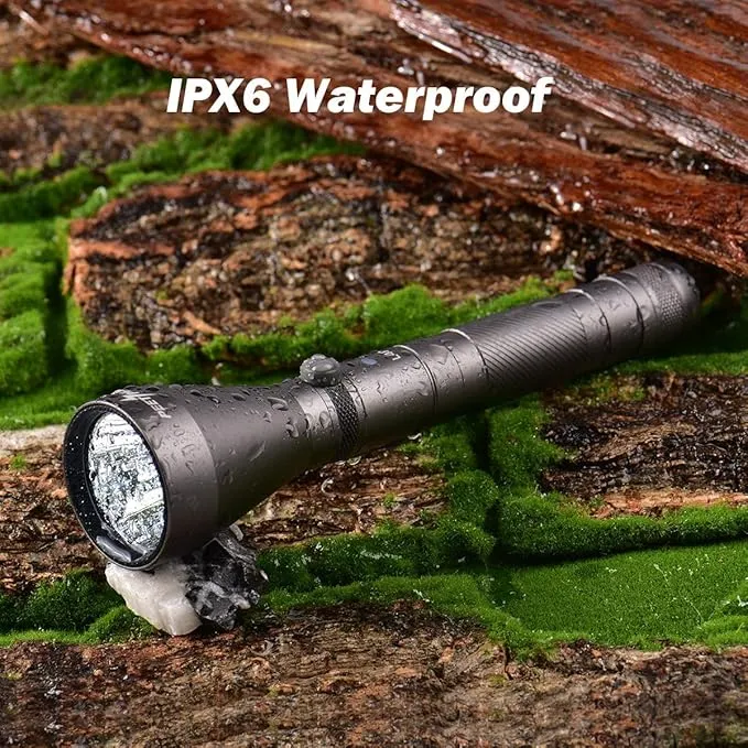L40 Flashlight High Lumens, Rechargeable Spotlight Flashlight, 4 Light Modes Super Bright Handheld Flashlight for Outdoor, Camping, Hiking