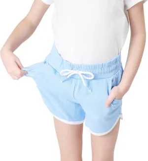 Lands' End Girls' Super Soft Stretch Waist Basic Camp Shorts (S-XXL)