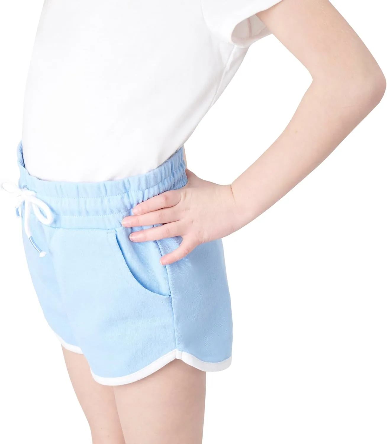 Lands' End Girls' Super Soft Stretch Waist Basic Camp Shorts (S-XXL)