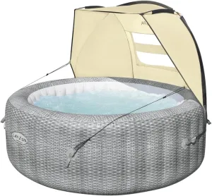 Lay-Z-Spa 60304 Canopy Cover for Weather and Sun Shelter, Hot Tub Accessories, Fits Most Models, Multicolor, 109.0 cm*183.0 cm*94.0 cm