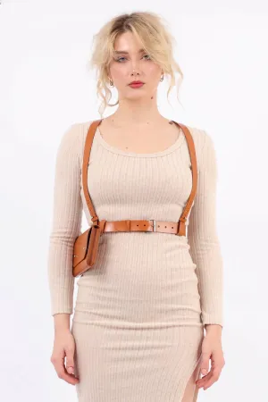 Leather Envelope Harness Bag
