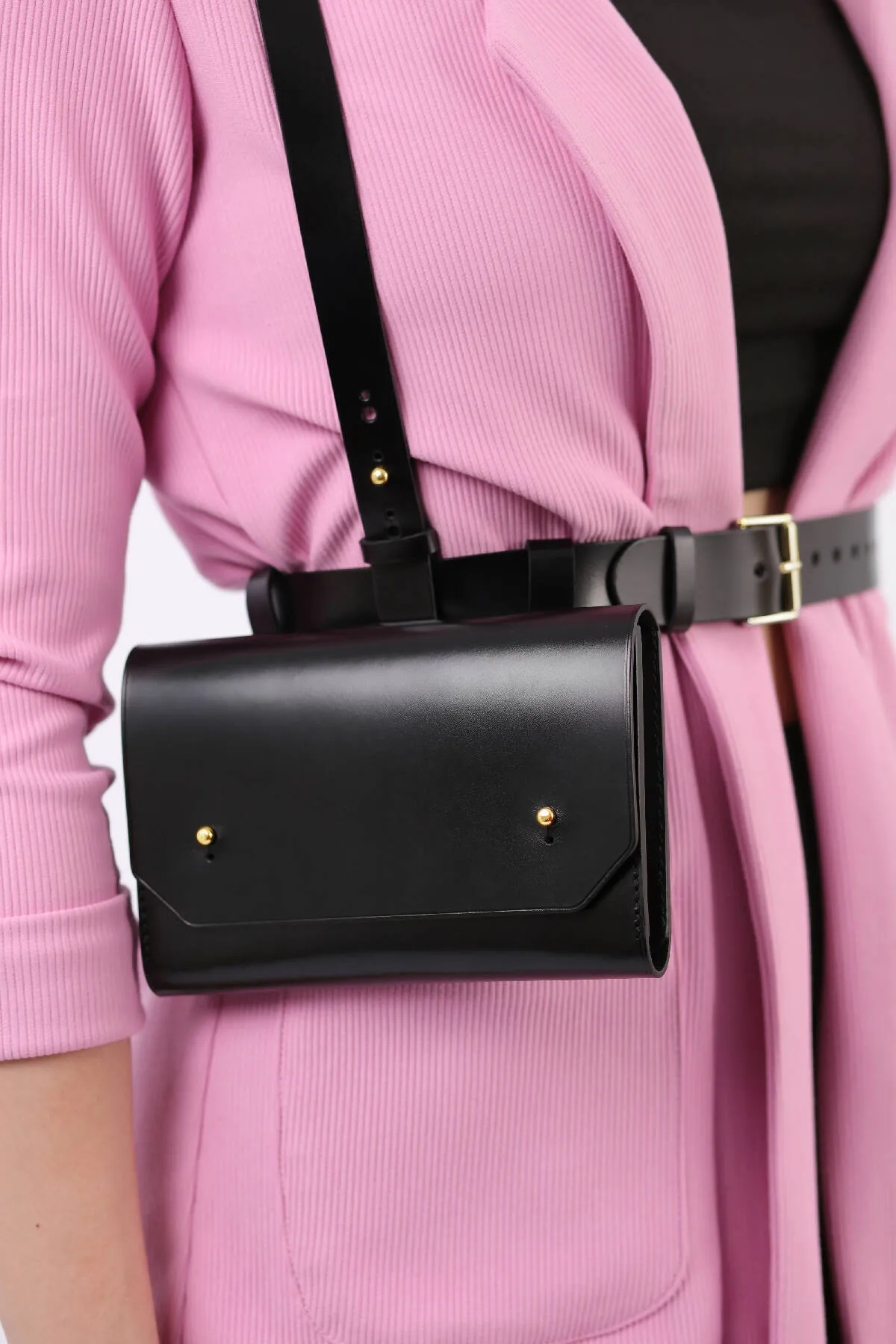 Leather Envelope Harness Bag