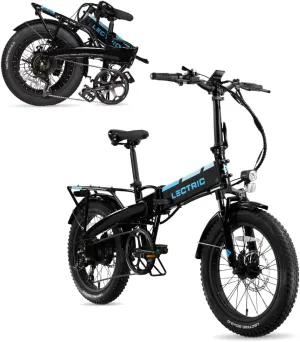 LECTRIC XP 3.0 Long-Range Electric Bike | Adult Folding Bikes - Weighs Only 64lbs | 65 Mile Range w/ 5 Pedal-Assist Levels | 28mph Top Speed - Class 1, 2, 3 eBike