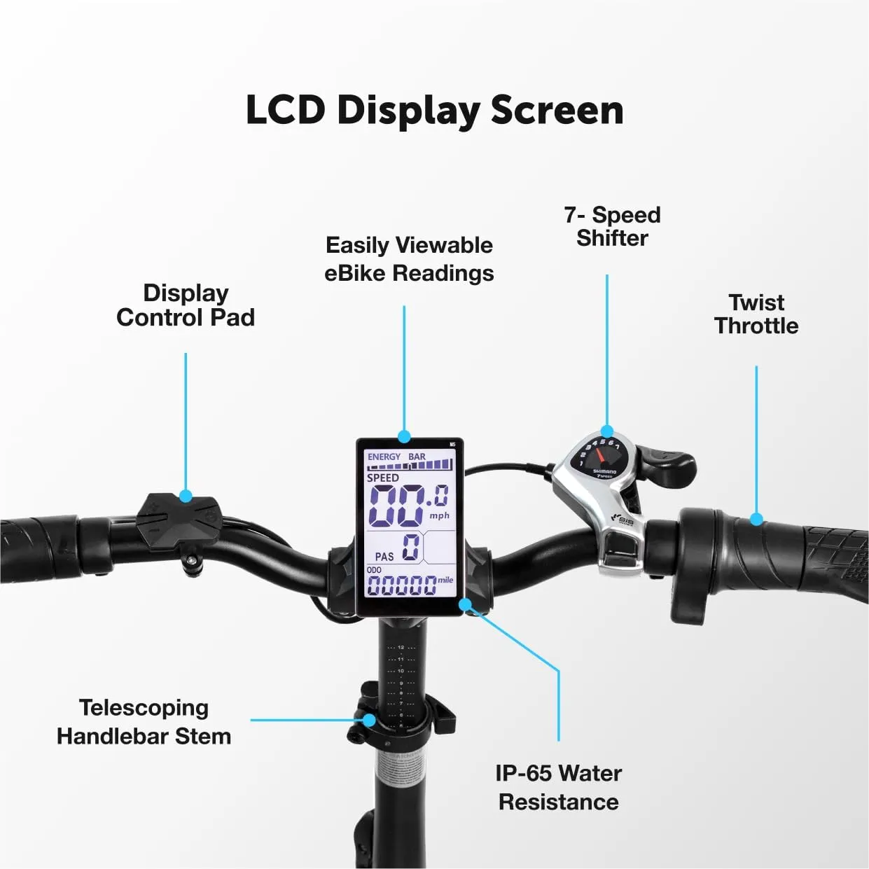 LECTRIC XP 3.0 Long-Range Electric Bike | Adult Folding Bikes - Weighs Only 64lbs | 65 Mile Range w/ 5 Pedal-Assist Levels | 28mph Top Speed - Class 1, 2, 3 eBike