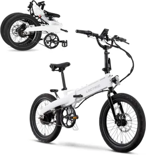 LECTRIC XP™ Lite 2.0 Electric Bike | Adult Folding Bikes - Weighs Only 49lbs | 45 Mile Range w/ 5 Pedal-Assist Levels | 20mph Top Speed - Class 1 and 2 eBike
