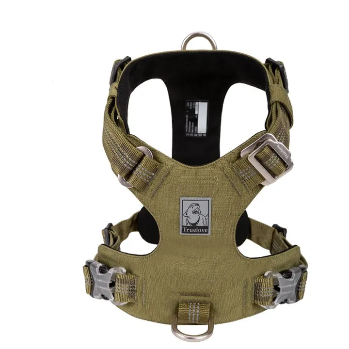 Lightweight 3M reflective Harness Army Green 2XS For Dogs
