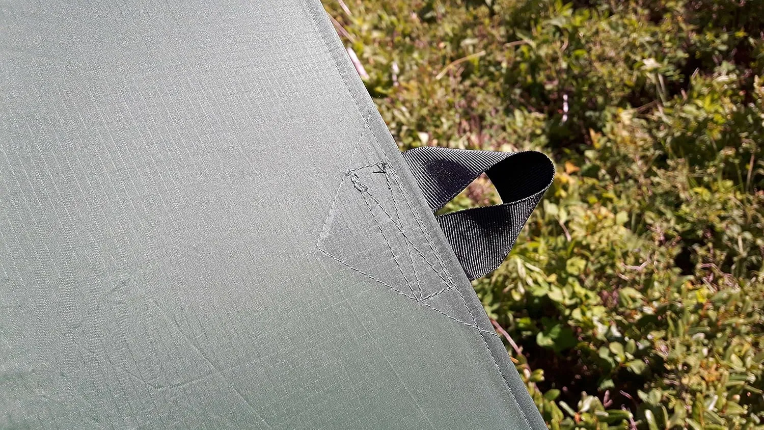 LiteOutdoors Silnylon Tarp - 11.6 Oz. - Ultralight Backpacking Tarp or Hammock Shelter (Grey, 8' x 10')