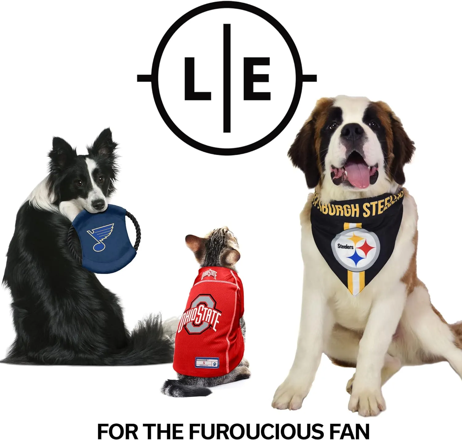 Littlearth NCAA Unisex-Adult Front Clip Pet Harness