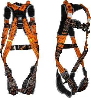 Malta Dynamics Razorback Elite Safety Harness – Lightweight Safety Harness Fall Protection Kit with Sewn in Belt and Sternal D-Rings for Fall Arrest, OSHA & ANSI Compliant (L-XL)