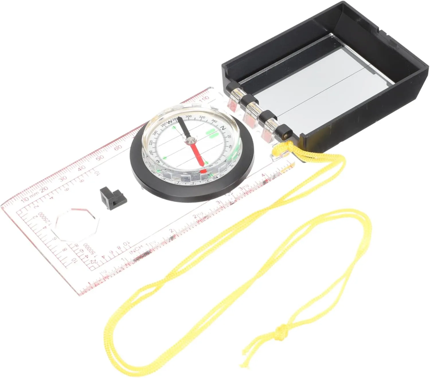 Map Ruler Tool Compass for Map Reading Survival Navigation Tool Surveying Hiking Tools Mapping Tool