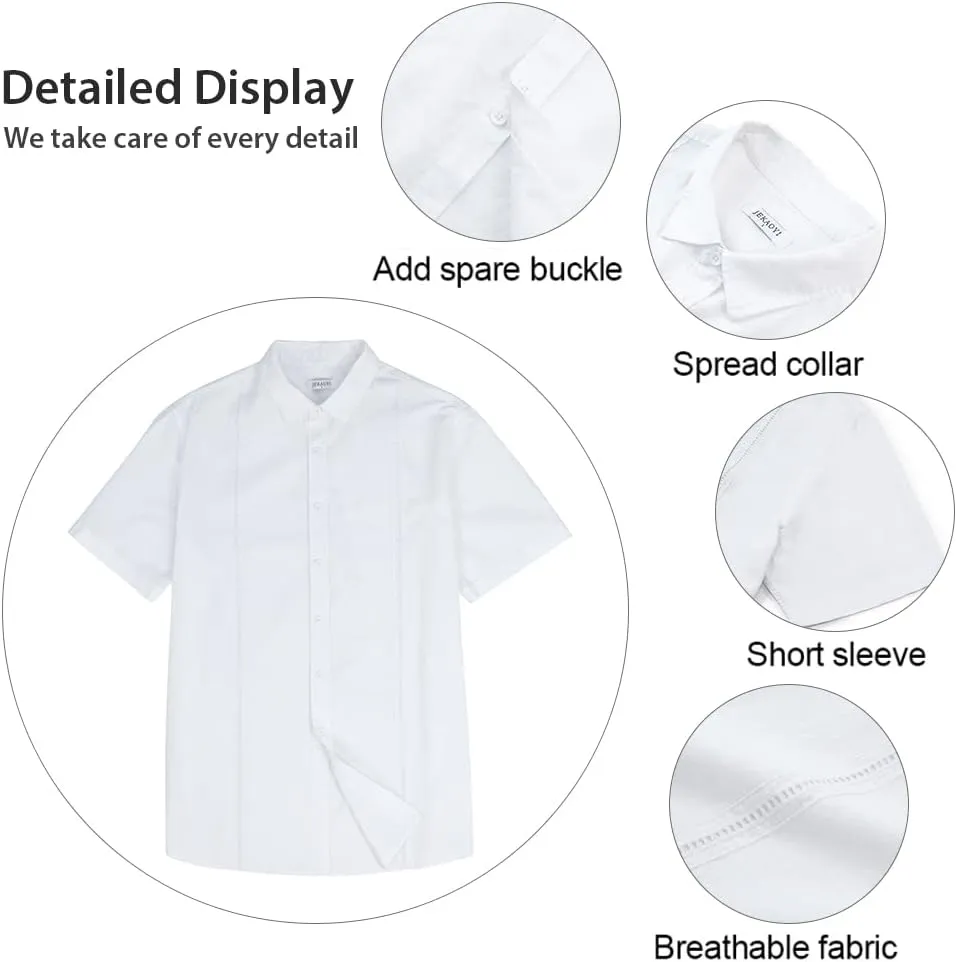 Mens Casual Linen Cotton Button Down Short Sleeve Shirts Cuban Camp Guayabera Beach Tops