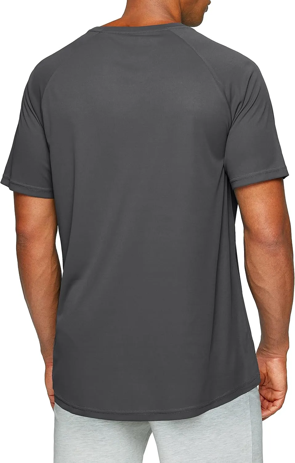 Men's Dry Fit Short Sleeve T-Shirt Crewneck Lightweight Tee Shirts for Men Workout Athletic Casual