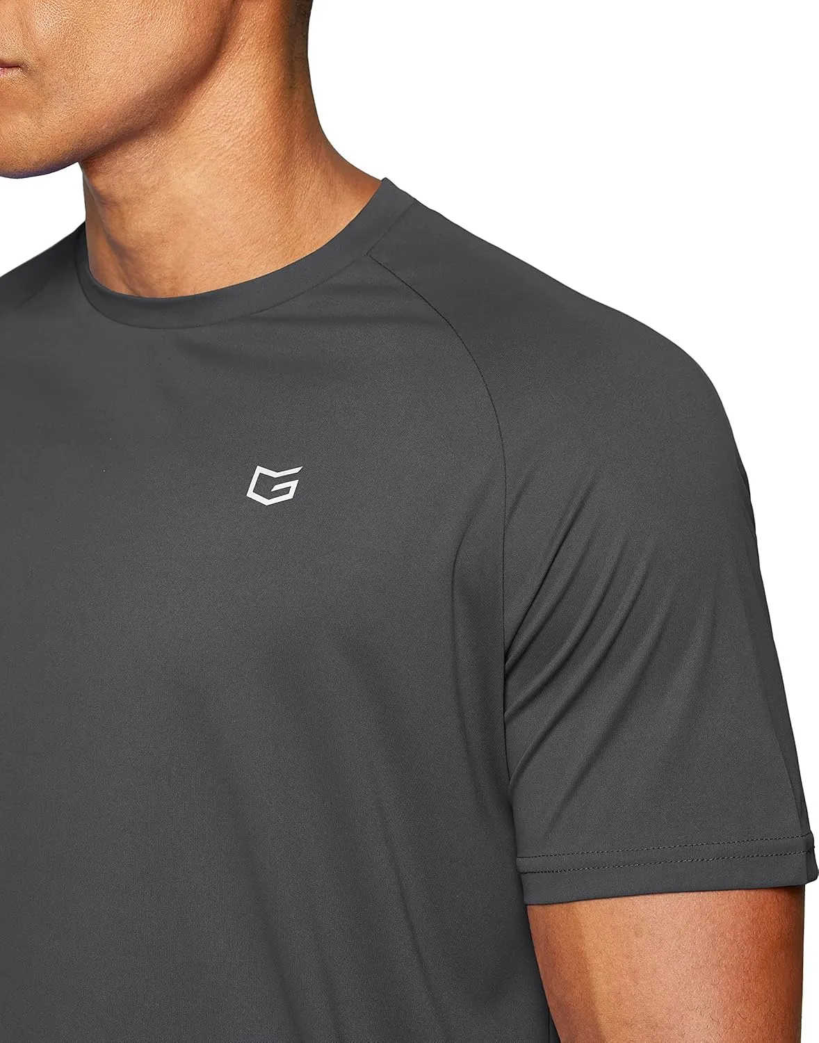 Men's Dry Fit Short Sleeve T-Shirt Crewneck Lightweight Tee Shirts for Men Workout Athletic Casual
