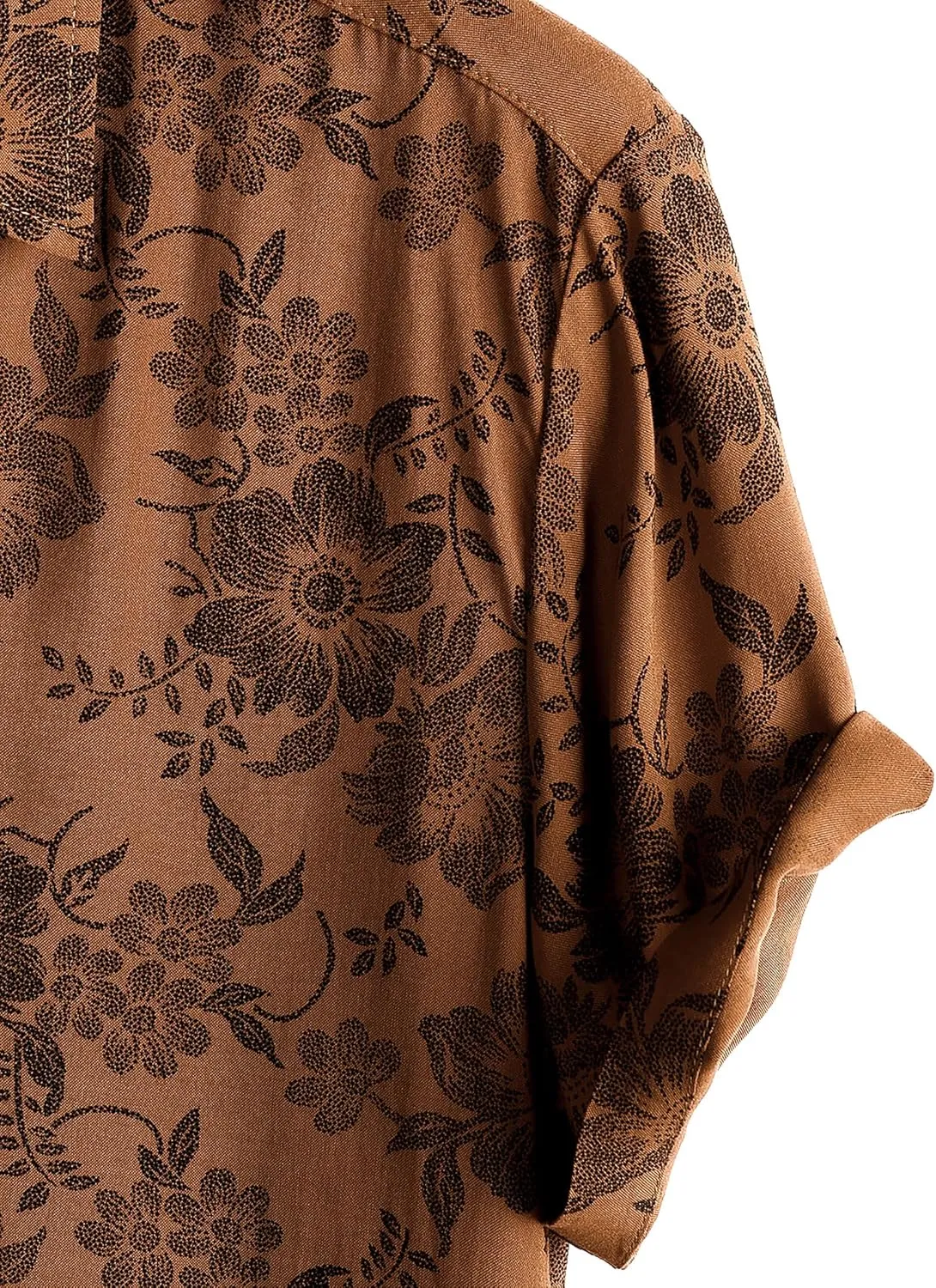Mens Hawaiian Shirt Short Sleeve Button Down Tropical Shirts Casual Floral Summer Beach Shirt