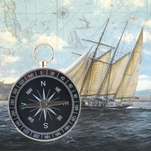 Mini Camping Emergency Compass