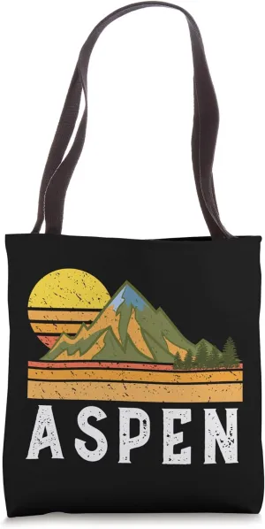 Mountain Sunset Vacation Gift- Aspen Colorado Tote Bag