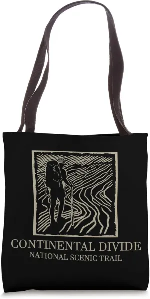 National Scenic Trail - Continental Divide Trail Hiker Tote Bag