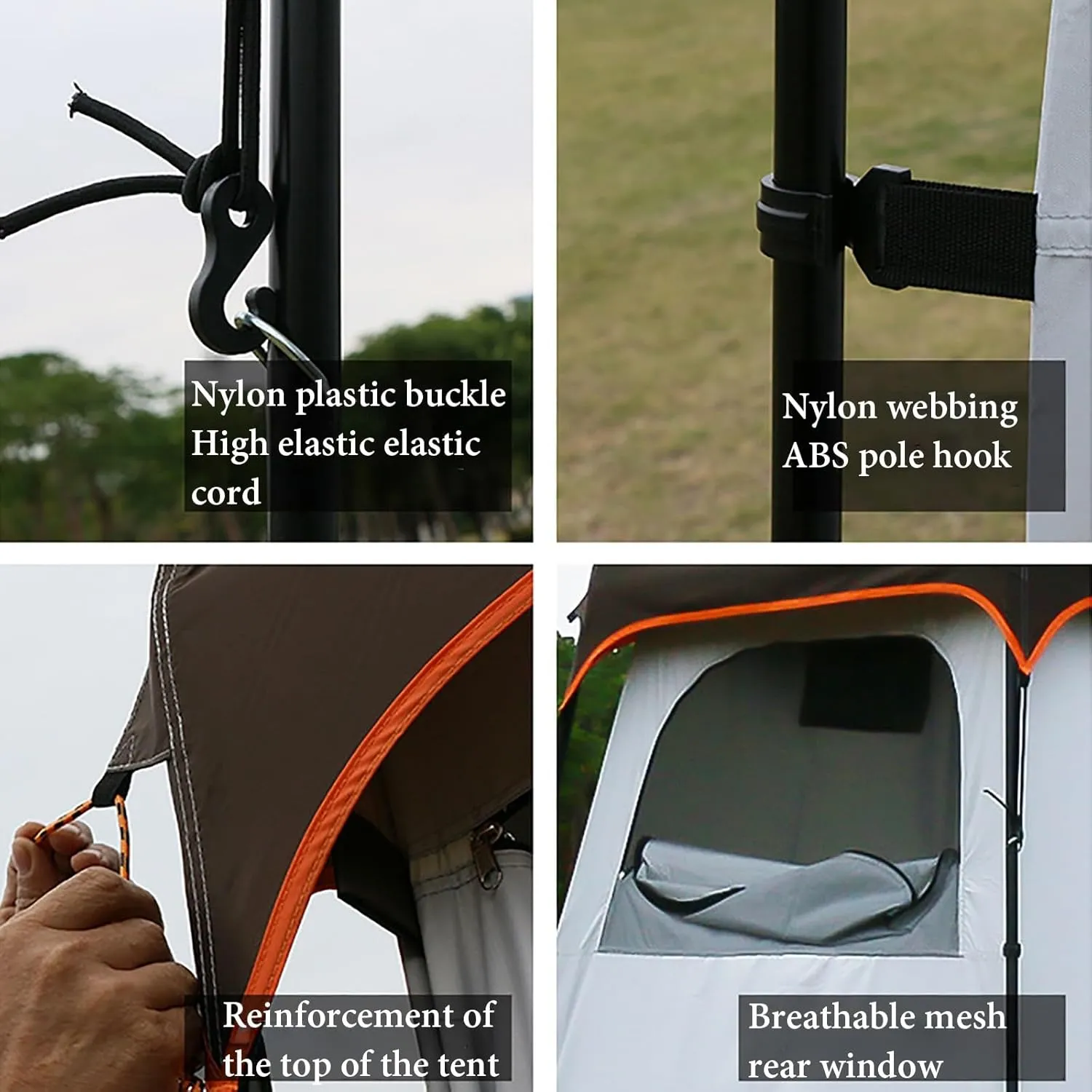 NEONMAN Dressing Tent with 3 Ventilation Windows, Camping Toilet Tent Portable Privacy Shower Tent, Waterproof and Sun-Proof Protecting Privacy, Suitable for Camping(Camouflage Color 1)