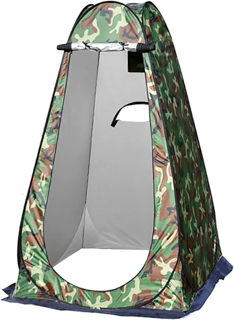 NEONMAN Dressing Tent with 3 Ventilation Windows, Camping Toilet Tent Portable Privacy Shower Tent, Waterproof and Sun-Proof Protecting Privacy, Suitable for Camping(Camouflage Color 1)