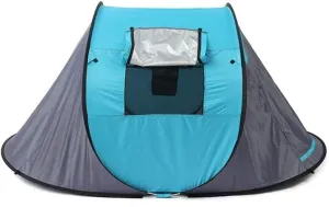 NIEH 2-3 Person Waterproof Camping Tent Automatic Pop-Up Quick Shelter Outdoor Traveling Hiking Portable Tent Khaki/Green