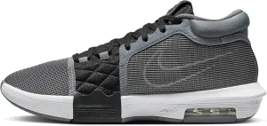NIKE Lebron Witness 8 Basketball Shoes (FB2239-004, Cool Grey/Black/White) Size 12