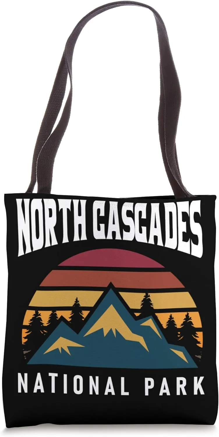 North Cascades National Park Hiking Vacation Tote Bag