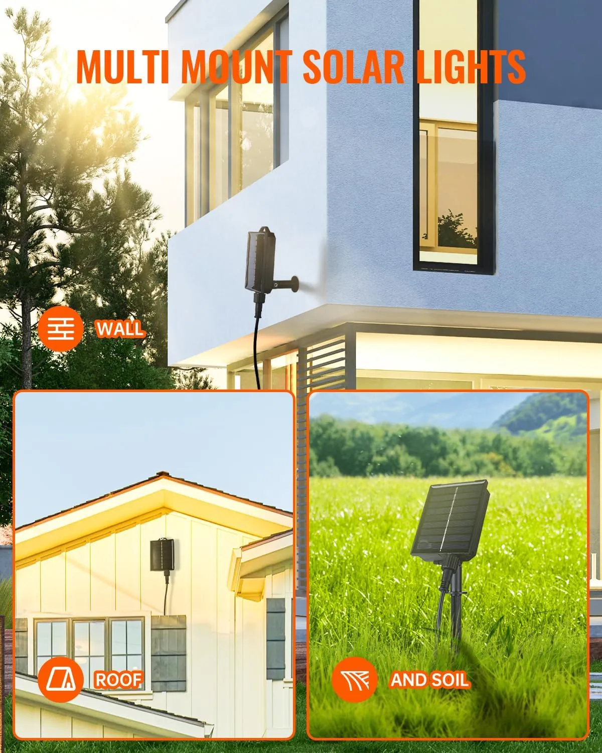 OMED Gazebo Shed Hanging Solar Powered Outdoor Waterproof Rechargeable Dusk to Dawn Indoor Pendant Lights Remote Control Dimmable USB Port LED Camping Lighting for Garage Patio Yard