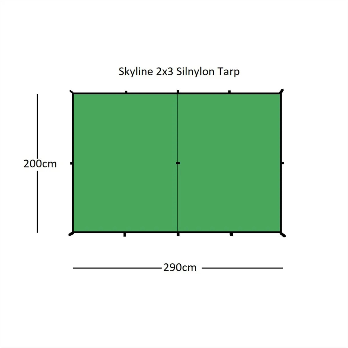 Orson Ultralight Tarp Skyline 2m x 3m
