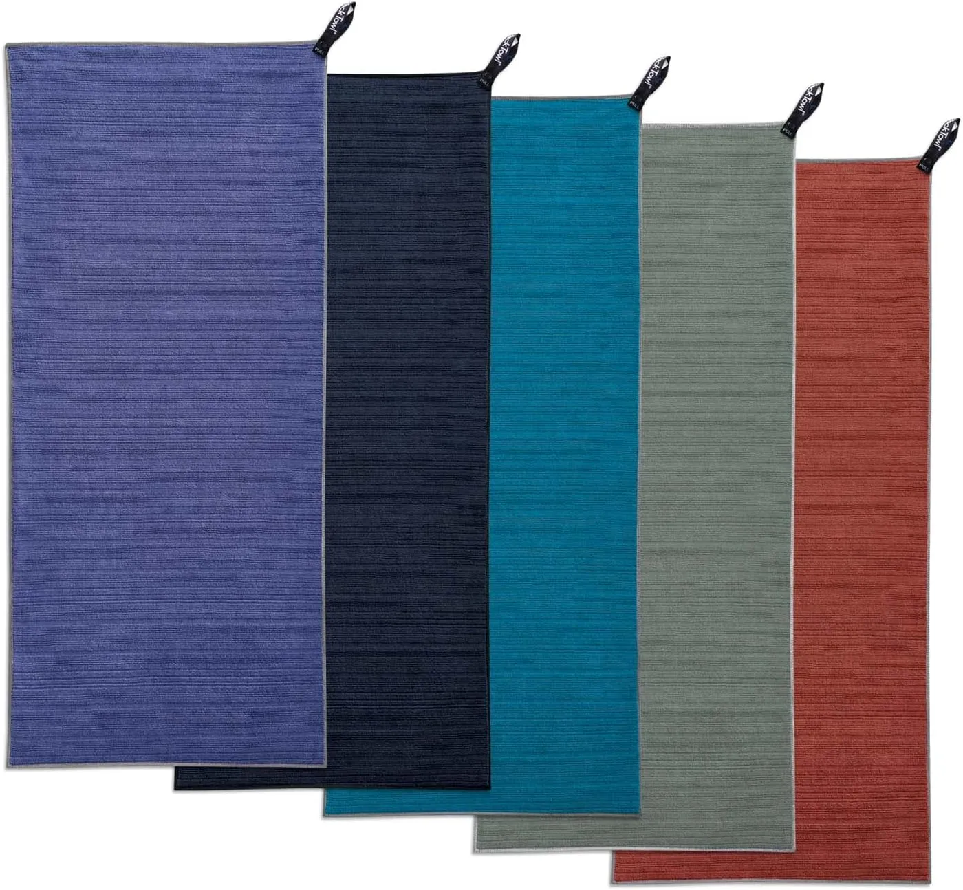 PackTowl Luxe Lightweight Microfiber Camping and Travel Towel, Terracotta, Hand